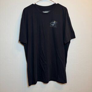 Grind Athletics Mens XXL Black Graphic T-Shirt Seize The Day Cotton Blend